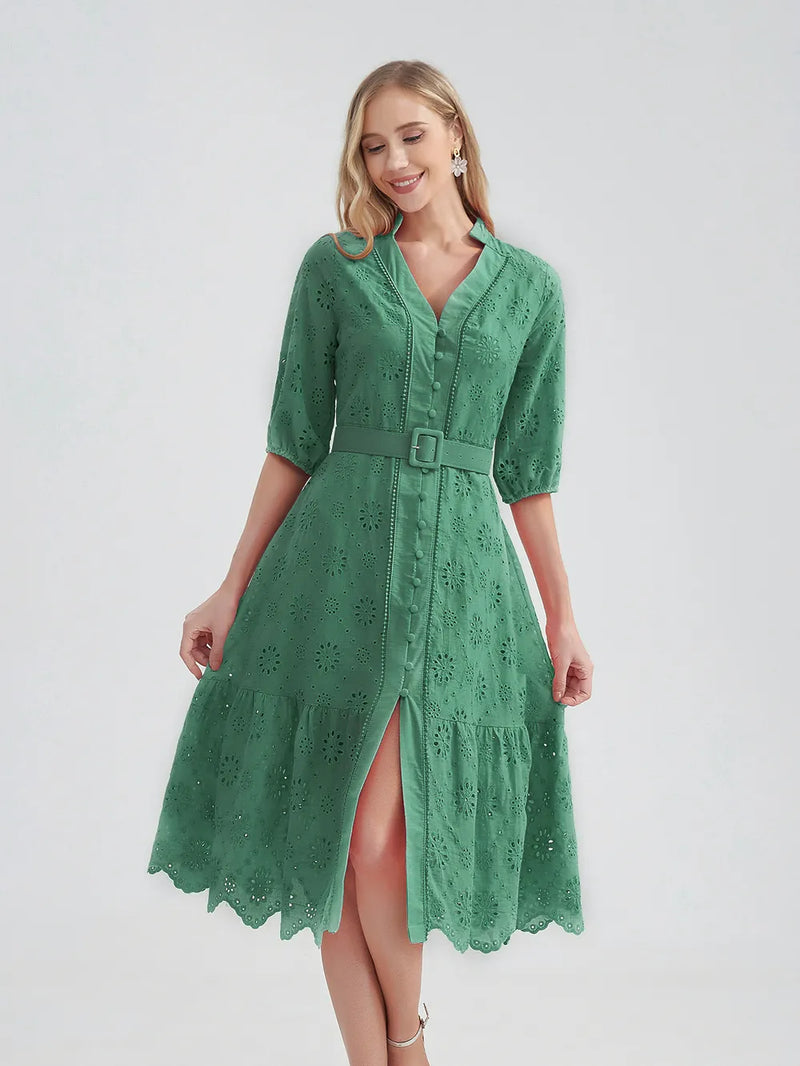 Vestido Bali com cinto Verão