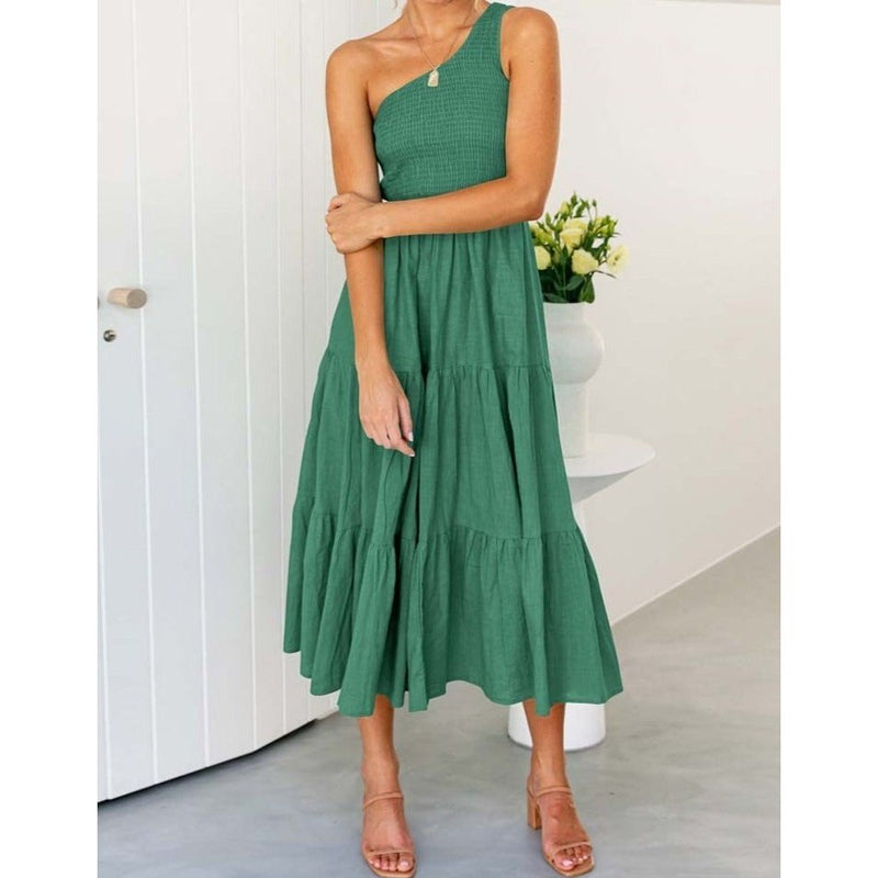 Vestido Midi Liso Bali